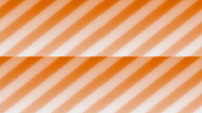 4k抽象条纹橙色白色背景