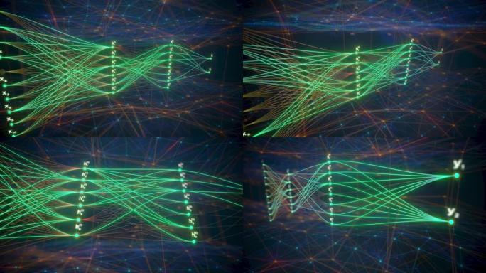 神经网络节点图回路