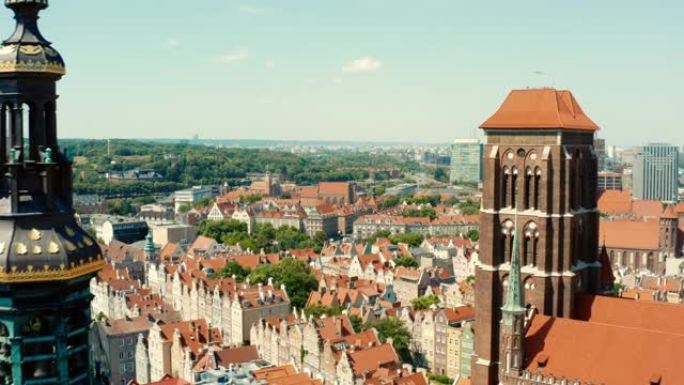 历史和文化丰富的波兰城市格但斯克