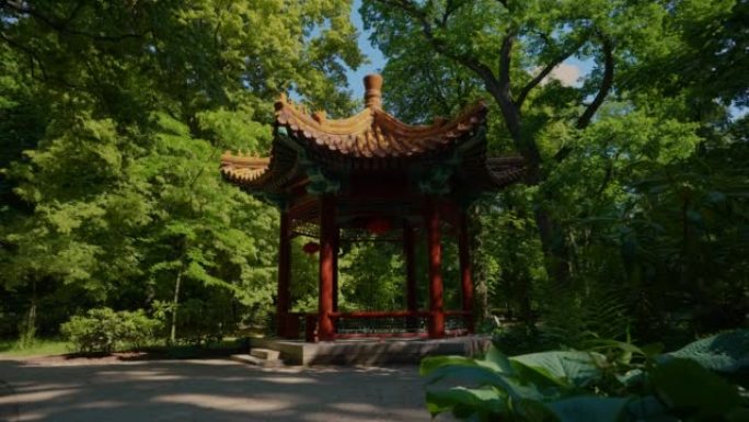 中国花园浴室公园或皇家浴室公园