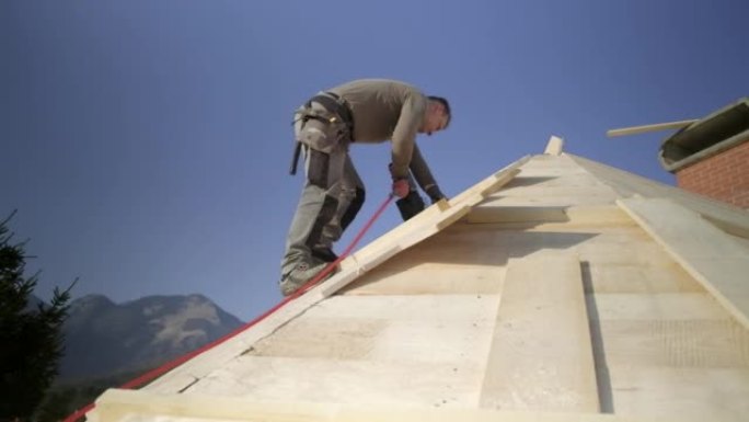 木结构房屋上新木屋顶的建筑施工工艺