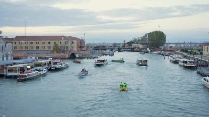 意大利威尼斯大运河景观