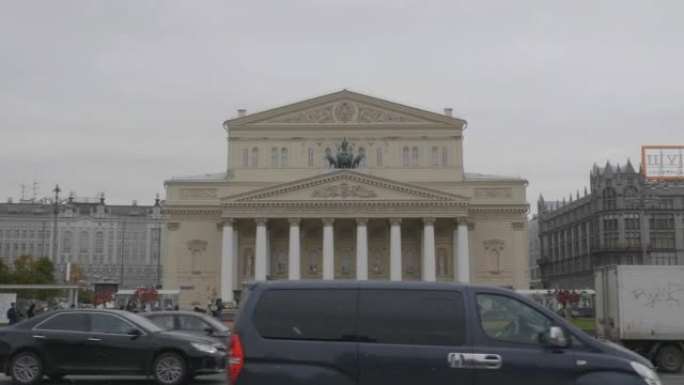 莫斯科-10月14日: 俄罗斯莫斯科莫斯科大剧院在俄罗斯莫斯科2017年10月14日。