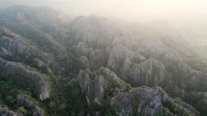 俯视图Noen Maprang district，Phitsanulok Unseen Thaila