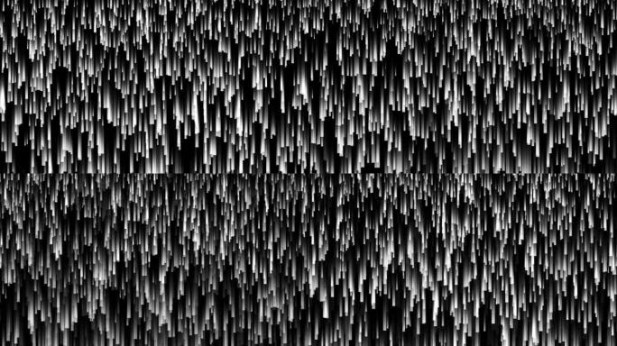 4k抽象黑白波线粒子背景