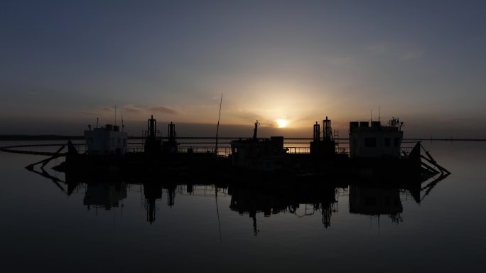 茶卡盐湖 食盐 青海 旅游 落日 航拍