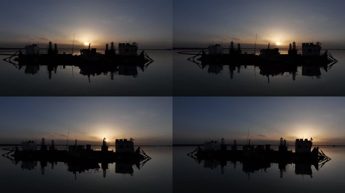茶卡盐湖 食盐 青海 旅游 落日 航拍