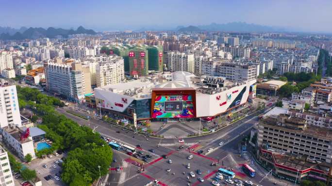 客世界 桂林 航拍 风景 城市