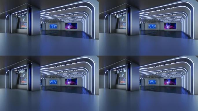 3D电视虚拟演播室背景