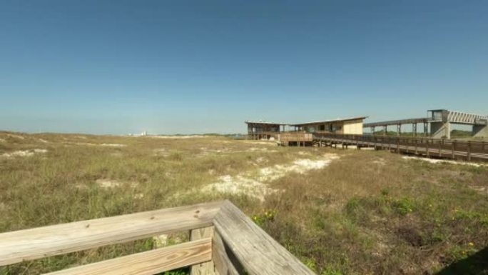 阿拉巴马州州立公园海湾海岸的新馆建设