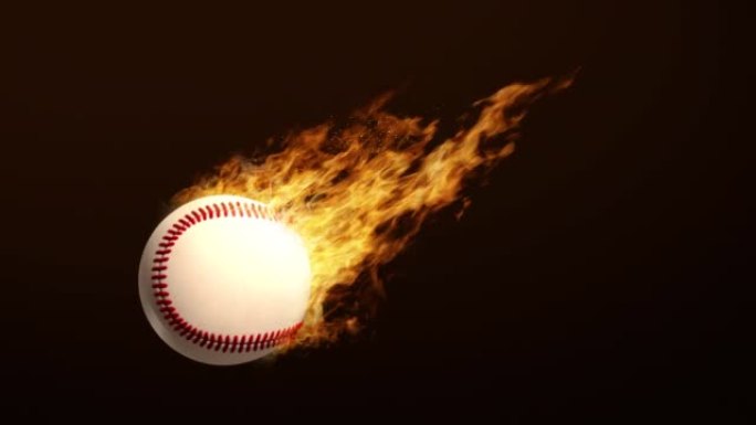 棒球橄榄球着火了