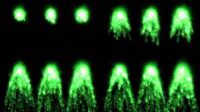 火花火颜色粒子动画运动图形