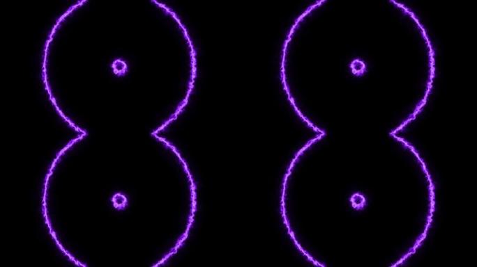 红紫星云圆光能波叠加效应回路