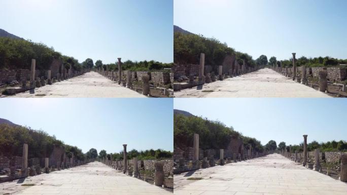 伊兹密尔以弗所古城的Agora