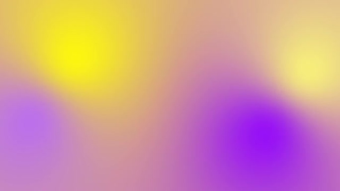 紫水晶ganzstar和黄色渐变运动背景循环。移动彩色模糊动画。柔和的色彩过渡。唤起积极的沉思，沉思