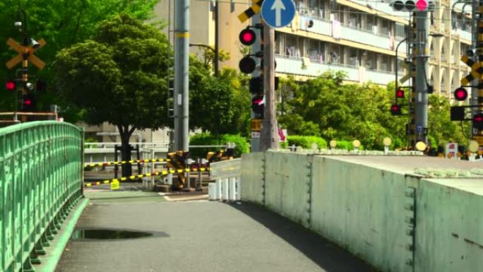 铁路道口和火车铁路道口和火车