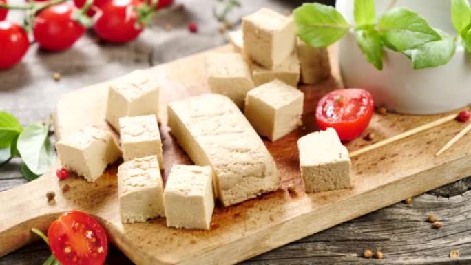 新鲜豆腐食品-替代蛋白质素食主义者