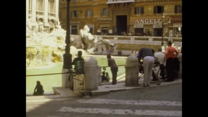 罗马1974，特雷维喷泉在罗马