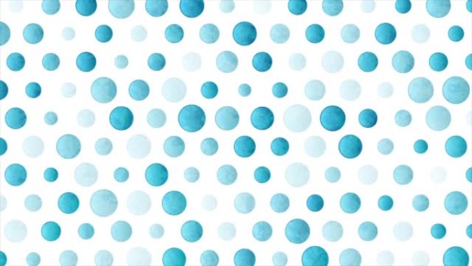 蓝色垃圾圆点抽象几何运动设计