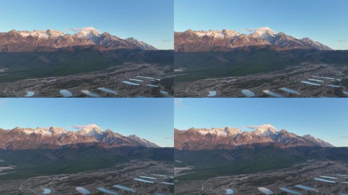 丽江玉龙雪山日照金山