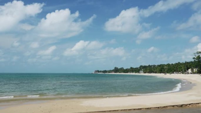美丽的泰国海滩苏梅岛，拉迈海滩的风景和风景，美丽的沙滩背景泰国南部的一个泰国岛屿上的热带天堂，东南亚