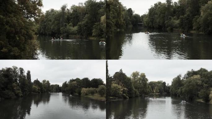 洛因河上的皮划艇洛因河上的皮划艇