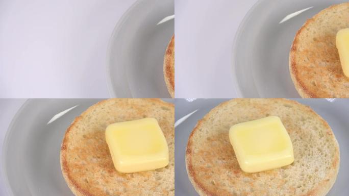 英国松饼配黄油