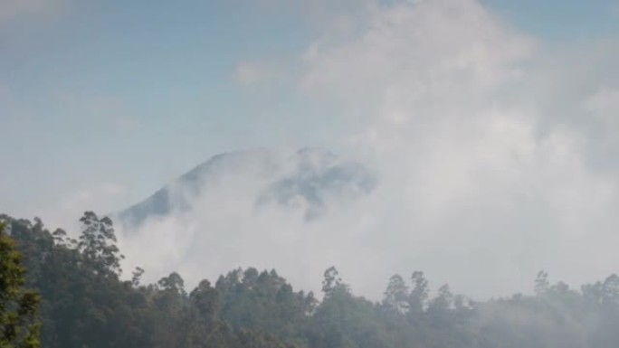 timelapse with clouds in mountains