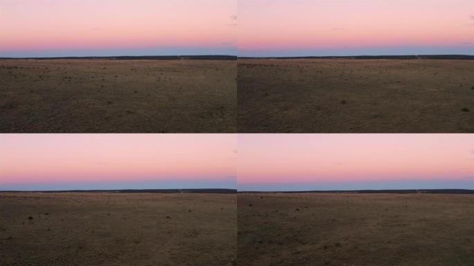 沙漠日落: 新墨西哥州