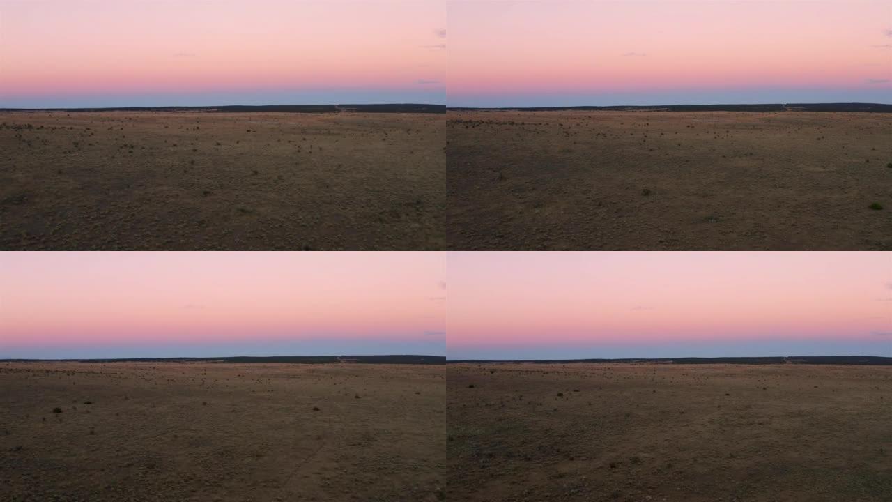 沙漠日落: 新墨西哥州