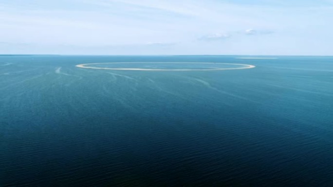 波兰什切青潟湖的两个人工岛