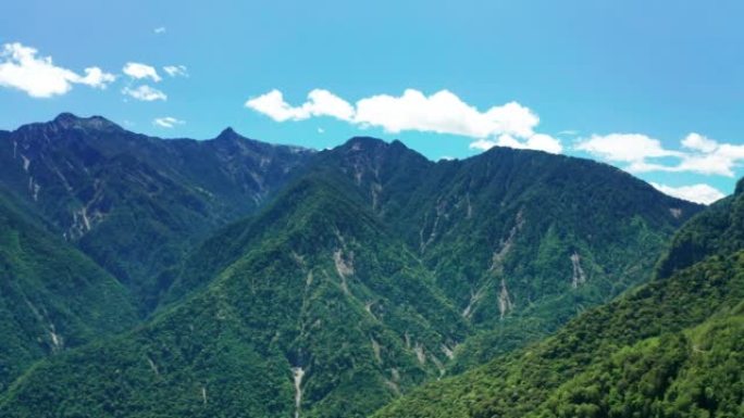 台湾玉山玉山鸟瞰图景观