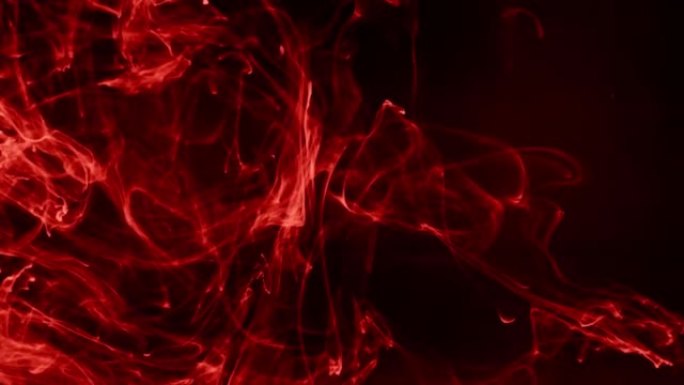 红色抽象漩涡慢动作宇宙液体流动商业广告电影介绍背景