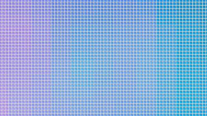 白色网格正方形图案下的蓝色、粉色和紫色颜色渐变