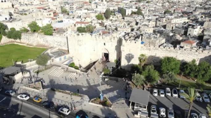 耶路撒冷大马士革门 (示剑门) 鸟瞰图