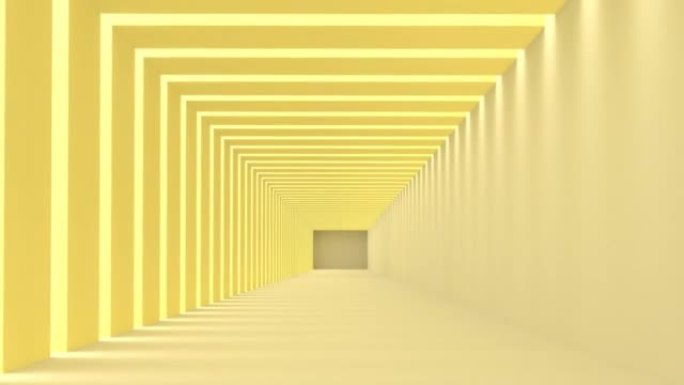 抽象灯光走廊