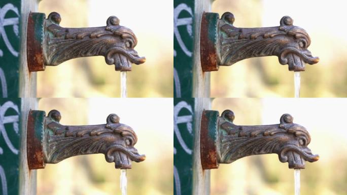 欧洲，意大利，米兰龙形饮水机，米兰城市的象征-Parco Sempione