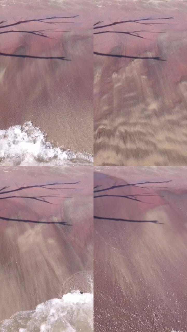 伊利湖北岸的沙纹