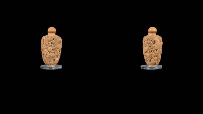 带通道清代鼻烟壶