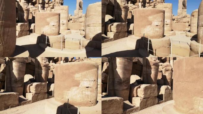 埃及卡纳克神庙遗址，卢克索最大的露天博物馆