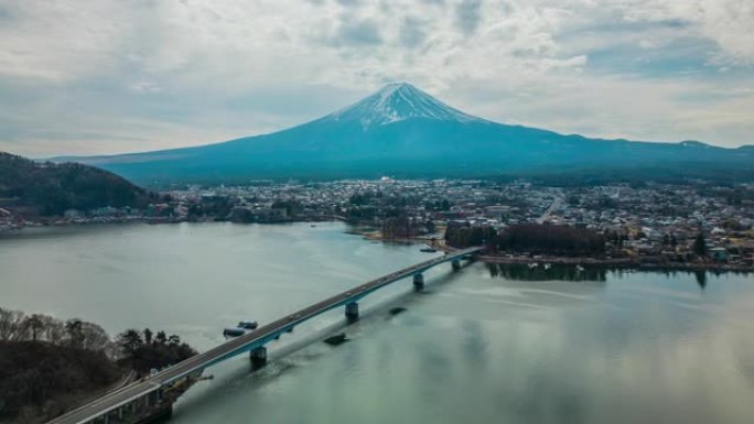 富士山和桥梁的过度