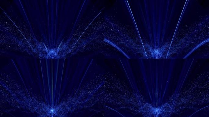 仪式用LED蓝色背景超宽屏幕抽象背景