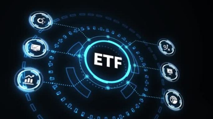 交易所交易基金股票市场交易投资金融概念ETF