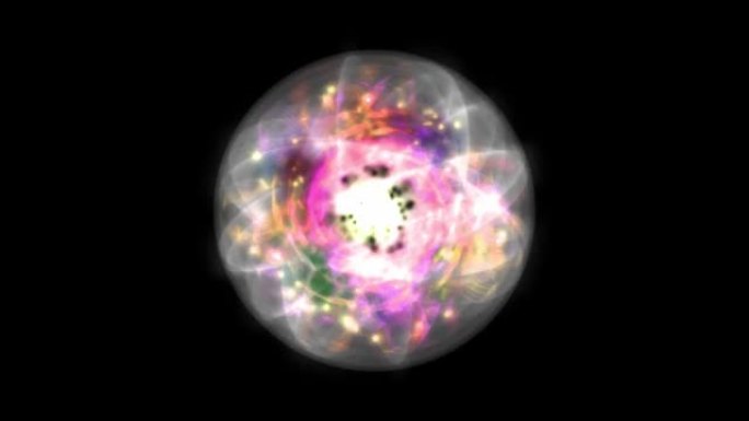 Energy ball ball energy CG particle motion graphic