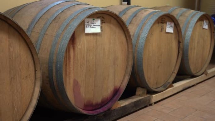 欧洲，意大利，法国橡木桶陈酿提炼葡萄酒的barriques-Tuscany和生产高品质有机葡萄酒