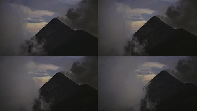 危地马拉Fuego火山爆发