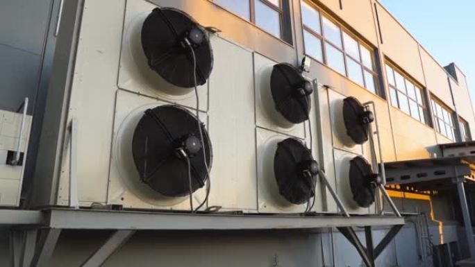 工业制冷机组、带风扇的空调设备