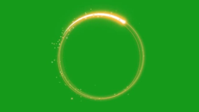盘旋光能绿屏运动图形