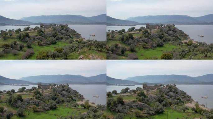 巴法湖鸟瞰图，卡赫韦·阿萨尔·阿达斯，伊克斯·阿达拉尔，贝斯帕马克·达格拉里，山脉