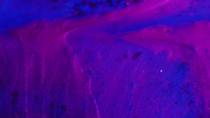 流体魔术创意艺术宇宙画紫色
